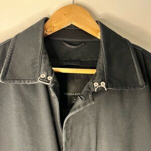 Banana Republic Classic Black Trench Coat